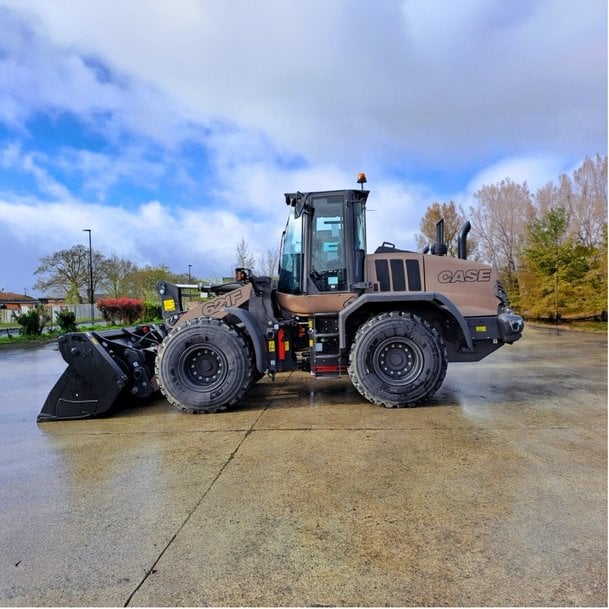 CASE Construction Equipment presentará una cargadora de ruedas especialmente diseñada para aplicaciones militares en la feria internacional Eurosatory, que se celebrará en junio en Francia